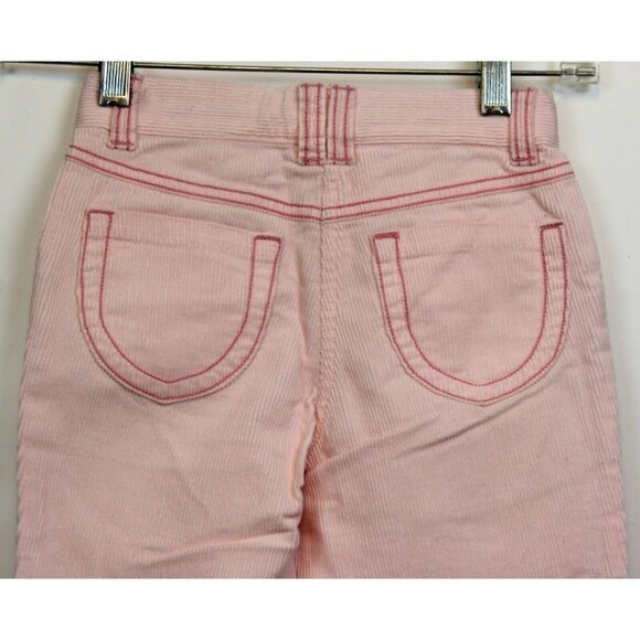 2006 Gymboree Park City Luxe Pink Corduroy Western Seam Pants sz 5 10 NWT Flared - Picture 6 of 6